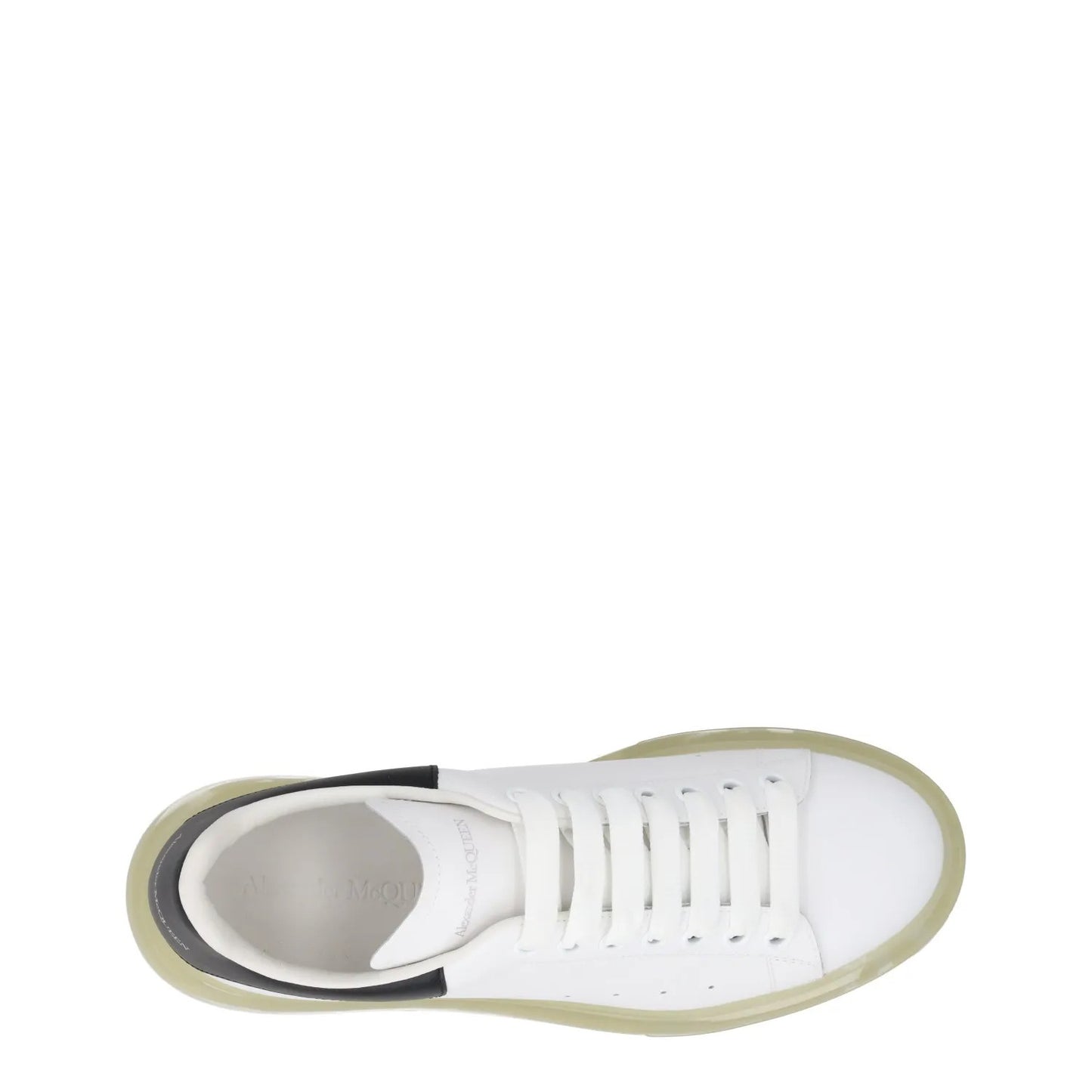 ALEXANDER MCQUEEN Unisex Runaway B Sneakers White Black Lace Up UK 7 RRP 590 — View 7