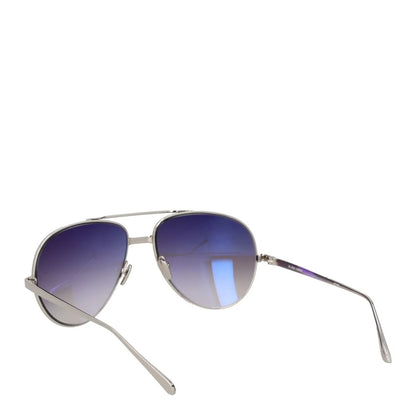LINDA FARROW Womens Sunglasses Silver Metal Frame Gradient Lens One Size RRP 300 — View 4