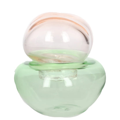 HELLE MARDAHL STUDIO Decoration Container Green Clear Glass Size S RRP 400 — View 6