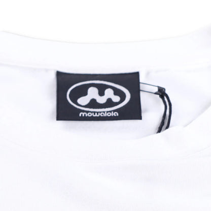 MOWALOLA Womens T-Shirt Short Sleeve Crew Neck Thin Burglar Wear White XS RRP135 — View 6