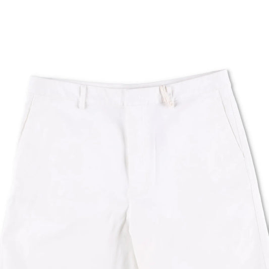 VALENTINO Men Bermuda Short Applicazioni V Metallo White Flat Front 52 RRP990 — View 2
