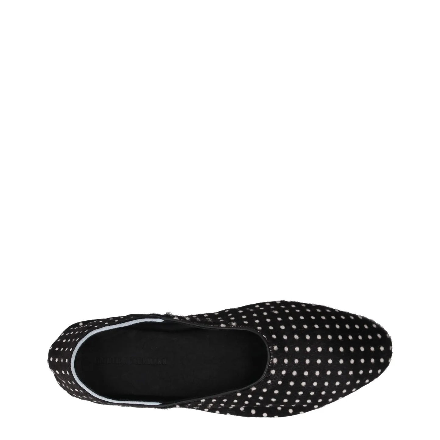 HAIDER ACKERMANN Mens Slip On Shoes Flat Black Leather Polka Dot EU 41 RRP 690 — View 7