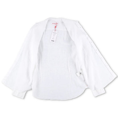 ORLEBAR BROWN Mens Giles White Button-Up Shirt Long Sleeve Collared XXL RRP 245 — View 6
