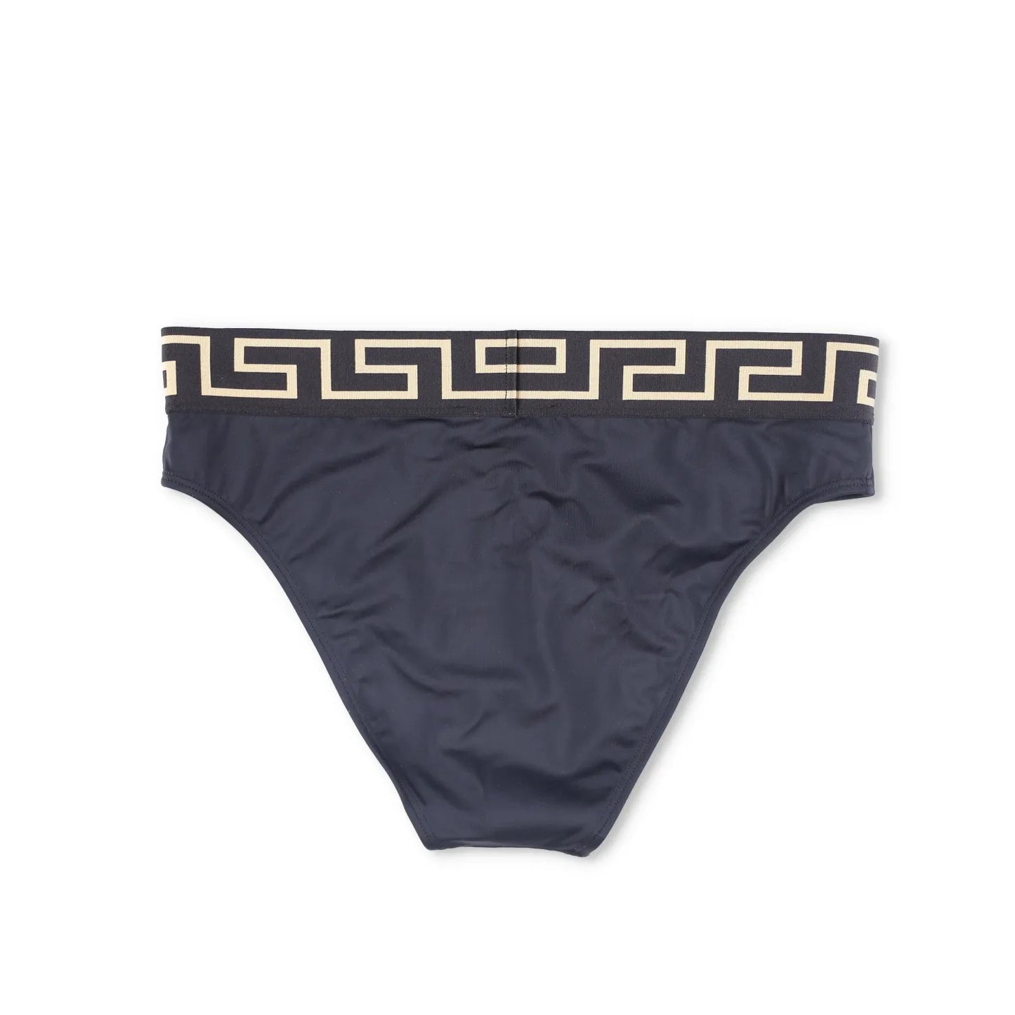 VERSACE Womens Bikini Bottom Logo Elasticated Waist Black Bikini Size 3 RRP 150 — View 7