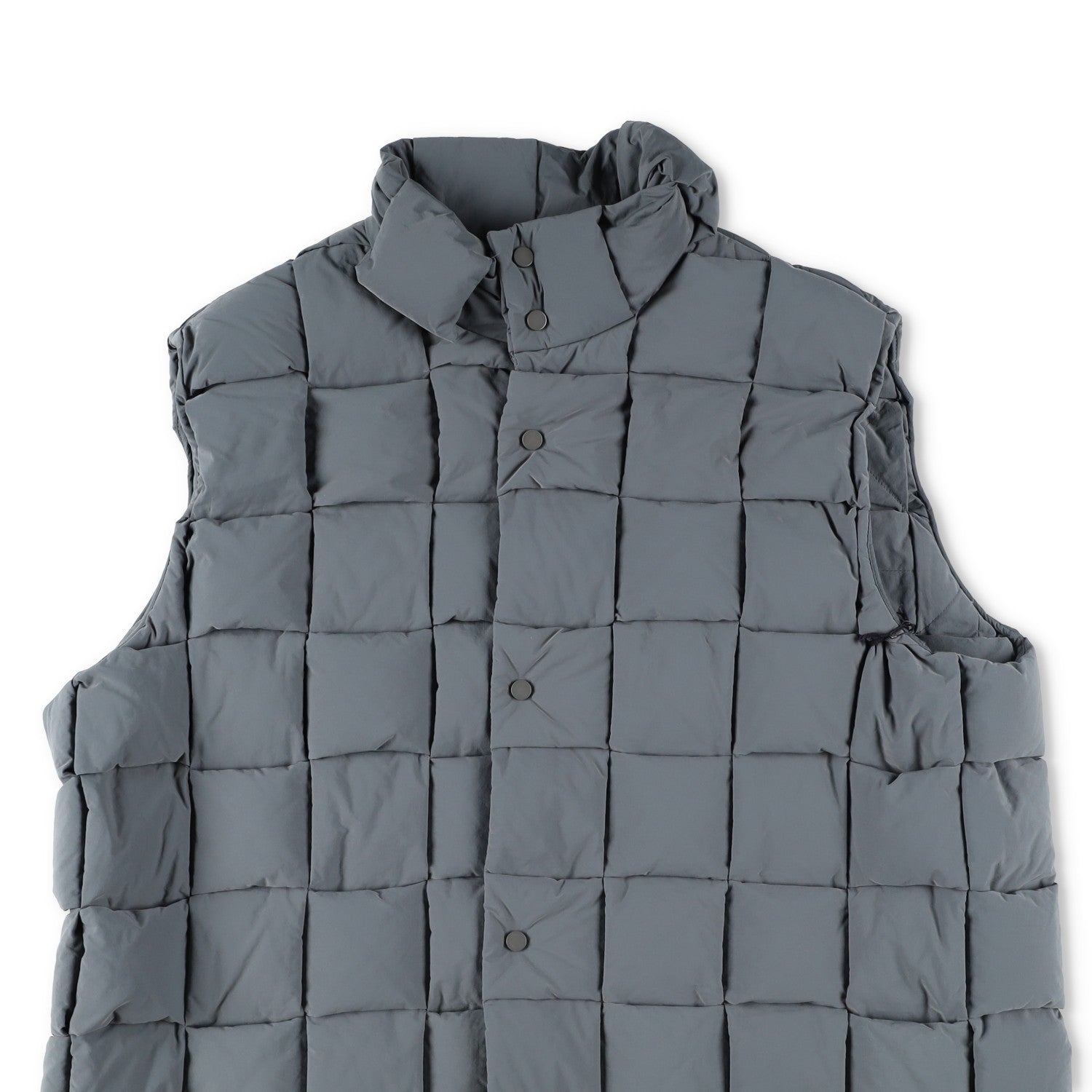 BOTTEGA VENETA Mens Quilted Interractio Puffer Gilet Sage Green Size M/L RRP3500 — View 4