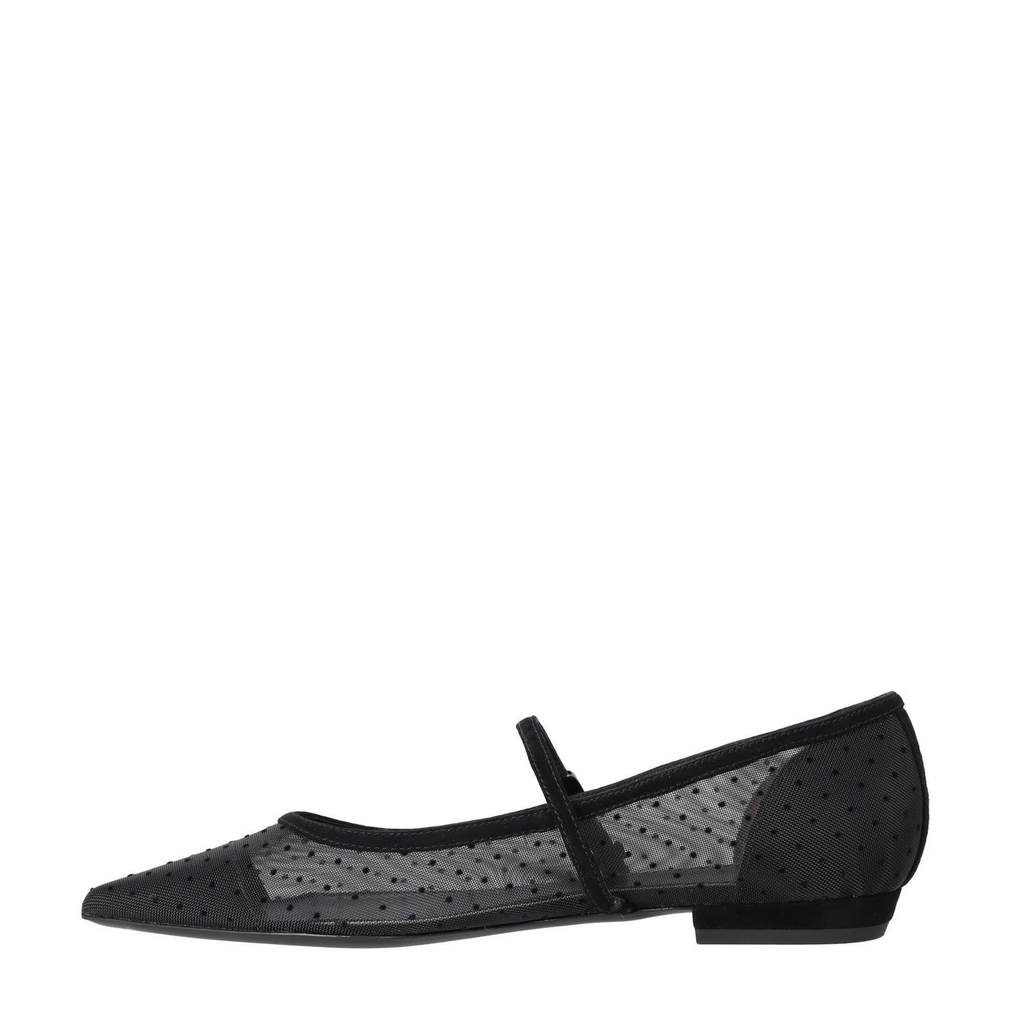 TORY BURCH Black Mesh Mary Jane Flats Comfort Double Buckle US6.5 RRP323 — View 4
