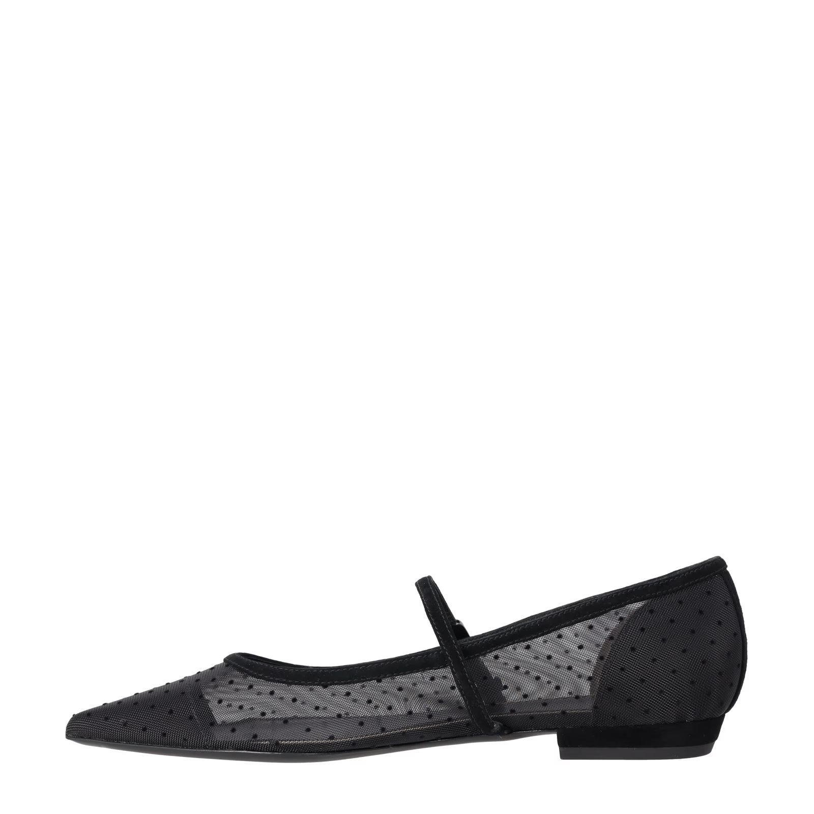 TORY BURCH Black Mesh Mary Jane Flats Comfort Double Buckle US6.5 RRP323 — View 4