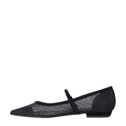 TORY BURCH Black Mesh Mary Jane Flats Comfort Double Buckle US6.5 RRP323 — View 4