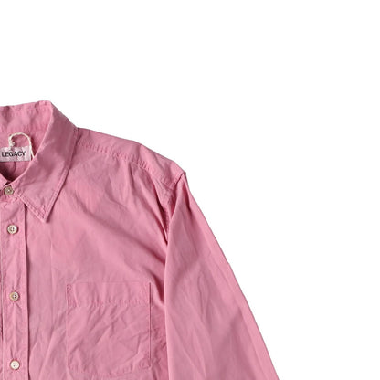 OUR LEGACY Mens Beyond Button Up Poplin Shirt Pink Collared Size 48 RRP 270 — View 7