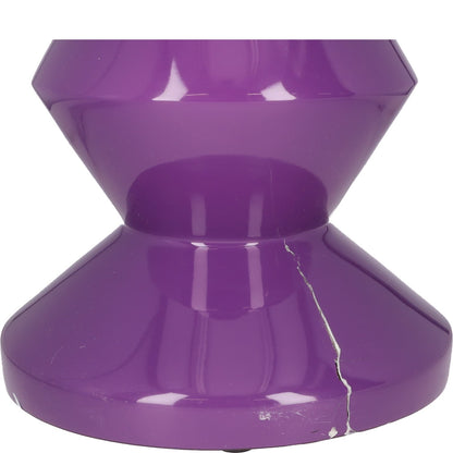 POLS POTTEN Zig Zag Stool Purple Glossy Stackable Modern One Size RRP 367 — View 9