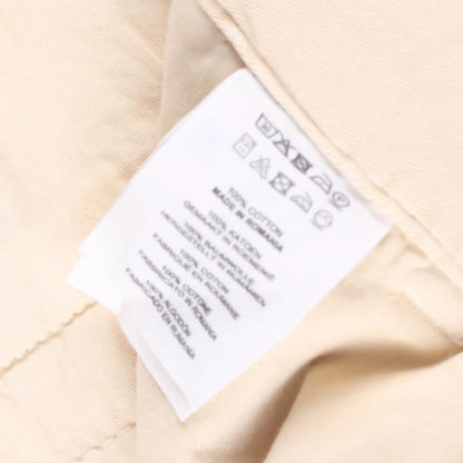 DRIES VAN NOTEN Mens Trousers Cotton Beige Pleated Buckle Size 48 RRP 450 — View 9