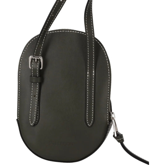 J.W. ANDERSON Womens Midi Cap Crossbody Bag Leather Army Green Size M RRP 490 — View 2