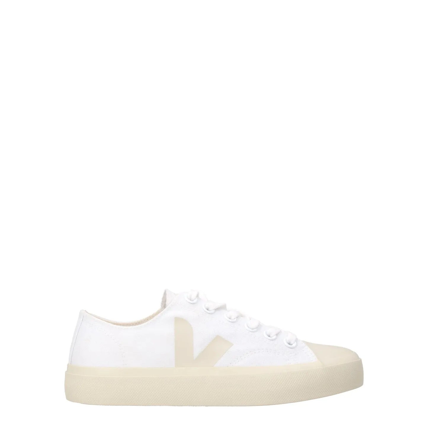 VEJA Womens Wata II Low White Canvas Sneakers Comfort Lace Up EU 37 RRP 120