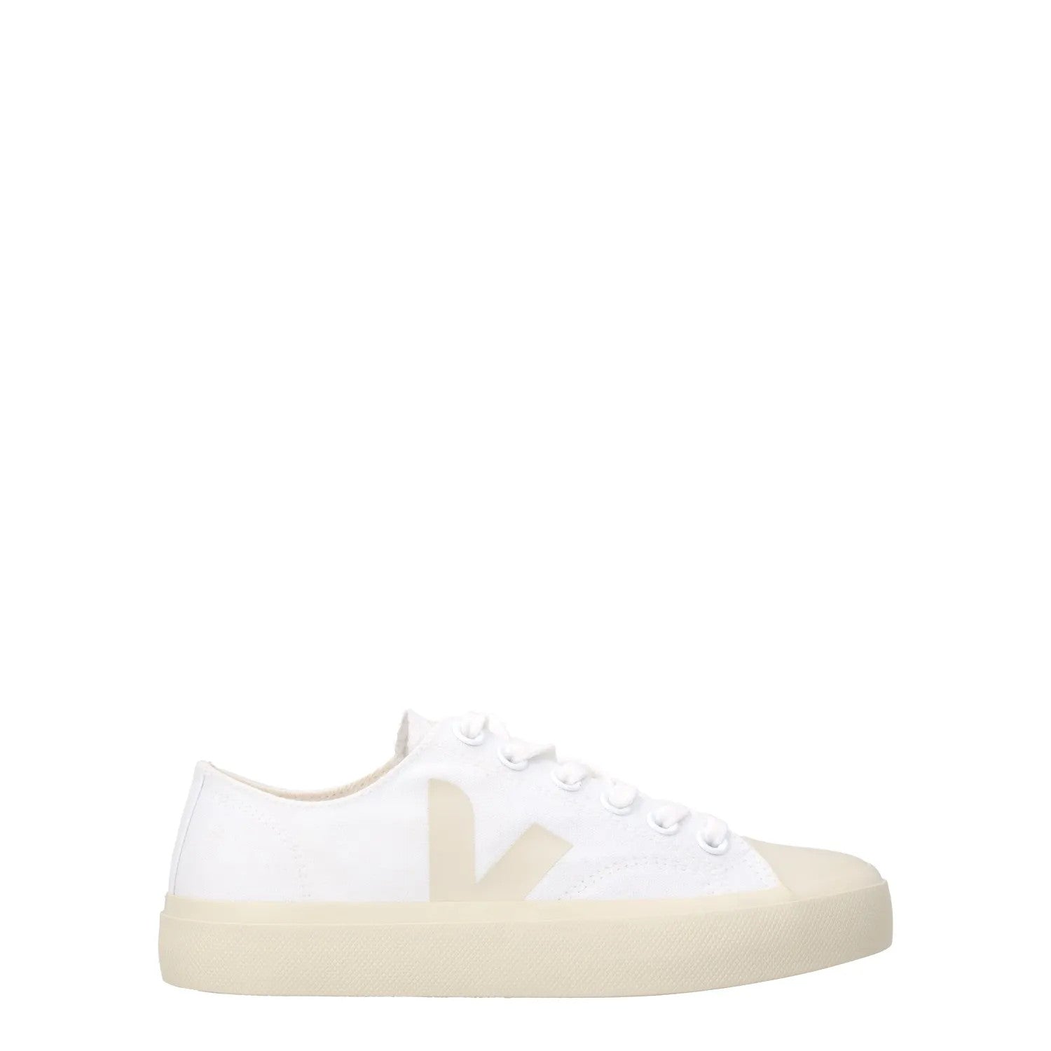 VEJA Womens Wata II Low White Canvas Sneakers Comfort Lace Up EU 37 RRP 120