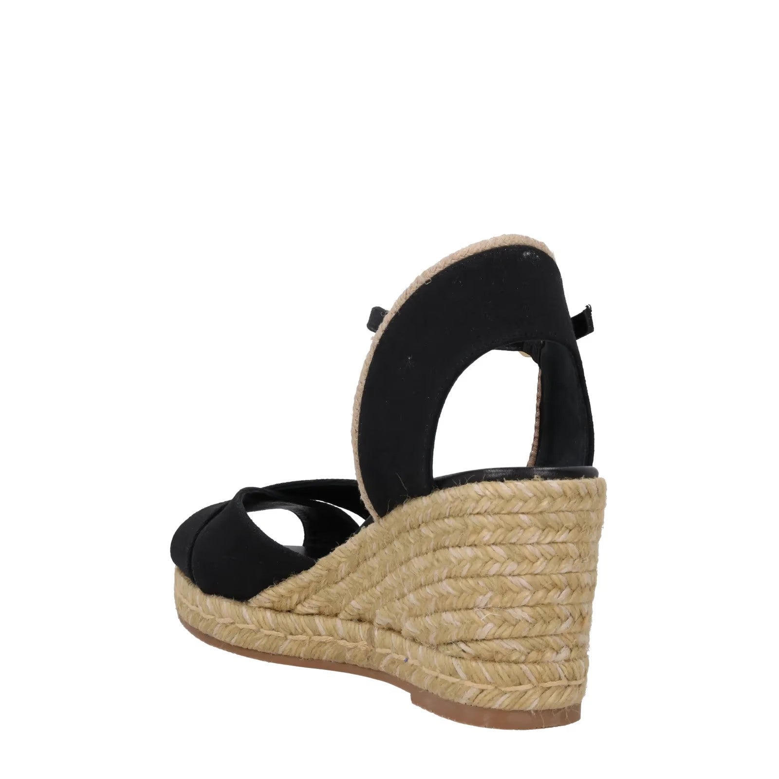 Stuart Weitzman Womens Mirela li Espadrilles Wedge Black Canvas UK 7 RRP 295 — View 5