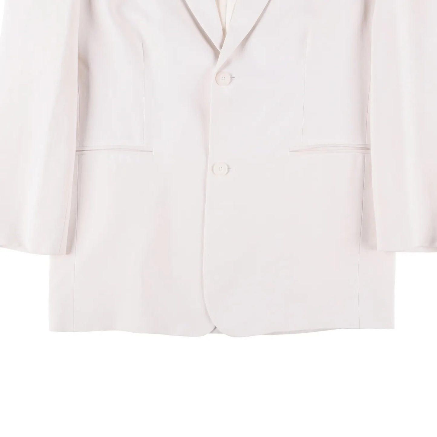 FRANKIE SHOP Womens Aiden Single Breasted Blazer Linen White Size S RRP 350 — View 7
