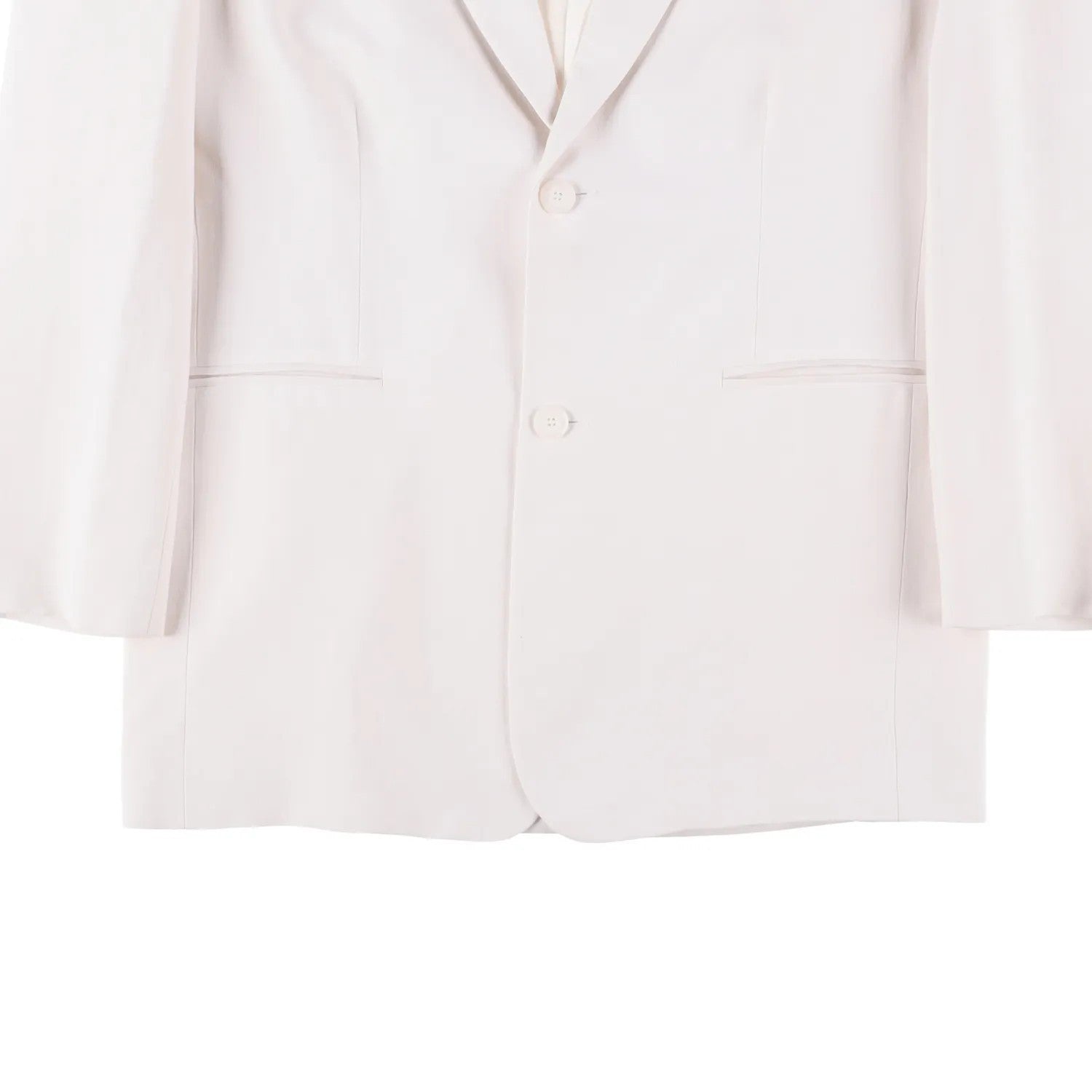 FRANKIE SHOP Womens Aiden Single Breasted Blazer Linen White Size S RRP 350 — View 7
