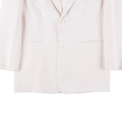 FRANKIE SHOP Womens Aiden Single Breasted Blazer Linen White Size S RRP 350 — View 7