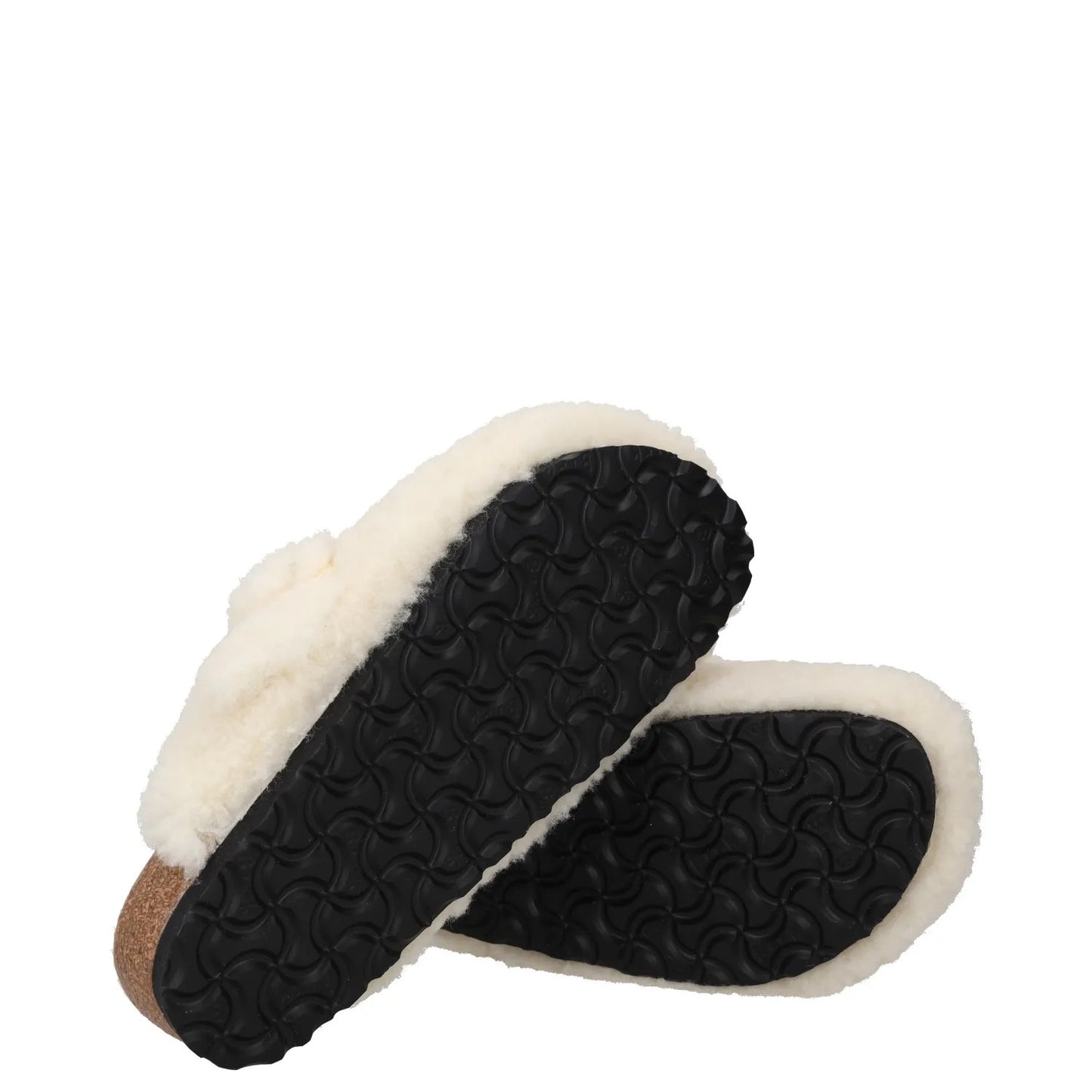 BIRKENSTOCK Womens Mule Slip On Sandal White Shearling Buckle UK 5 RRP 190 — View 8
