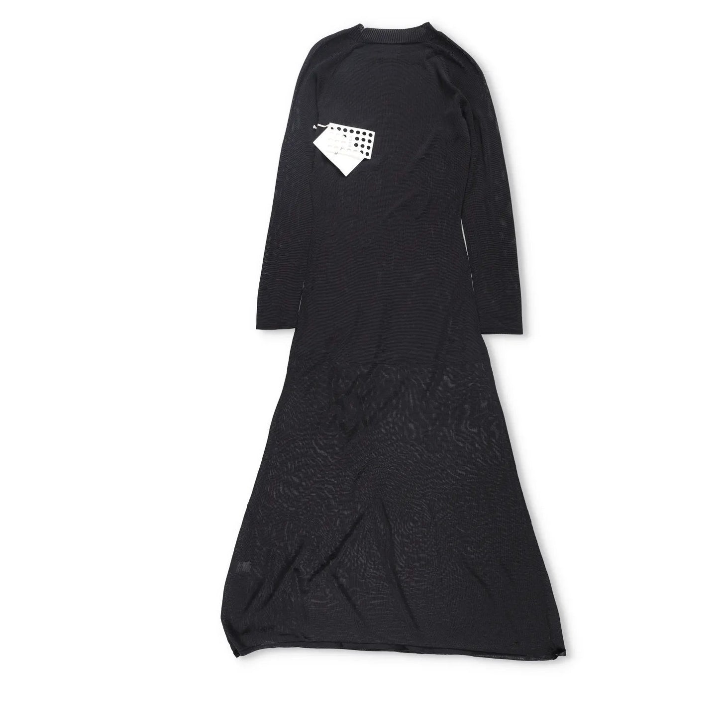 KHAITE Womens Valera Long Sleeve Knit Maxi Dress Black Long Sleeve Small RRP1490 — View 6