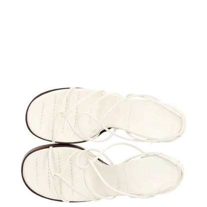 GIABORGHINI Womens Heels White Leather Strappy Block Heel EU 39 RRP 460 — View 5