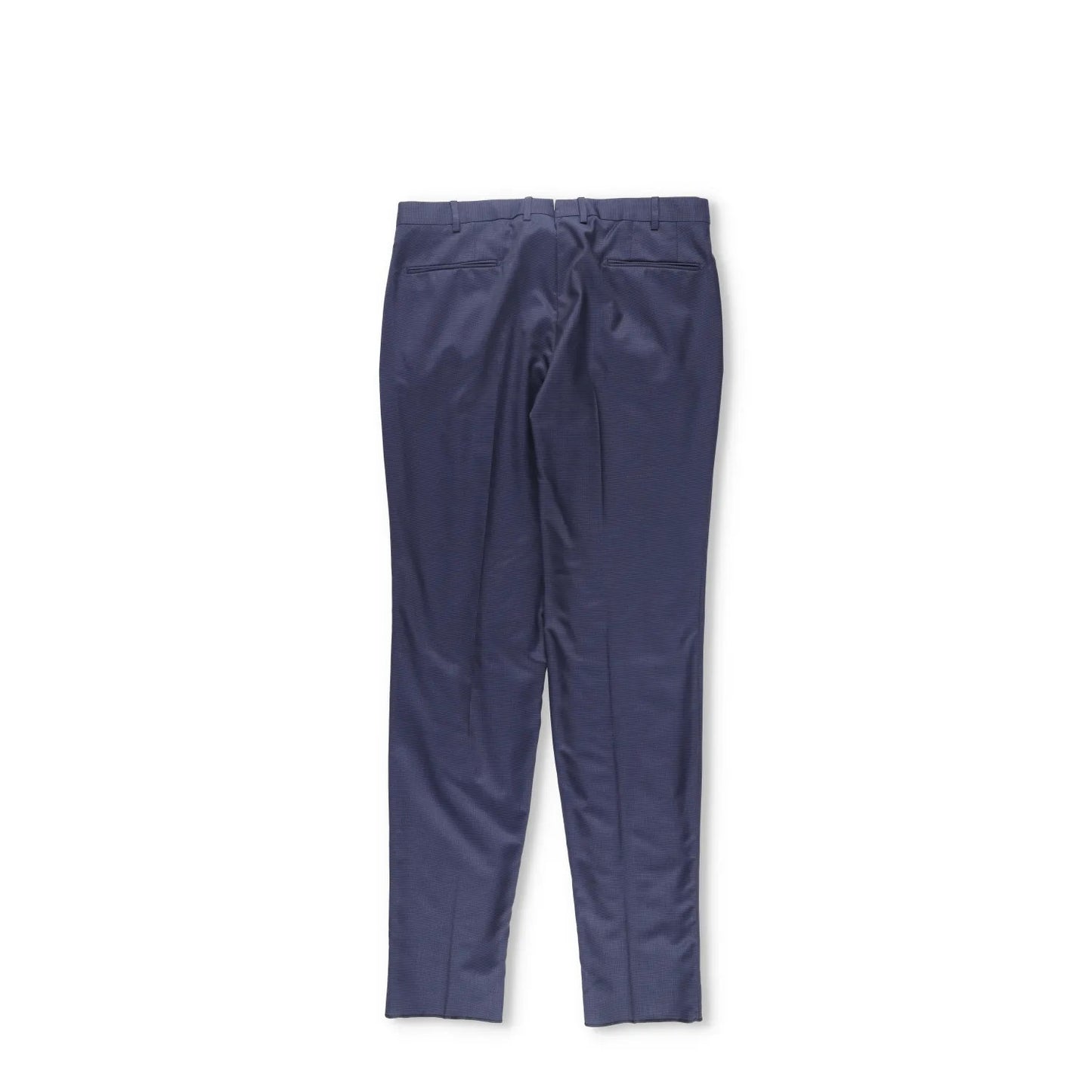 ERMENEGILDO ZEGNA Mens Trousers Wool Blend Blue Flat Front Size 52 R RRP 350 — View 8
