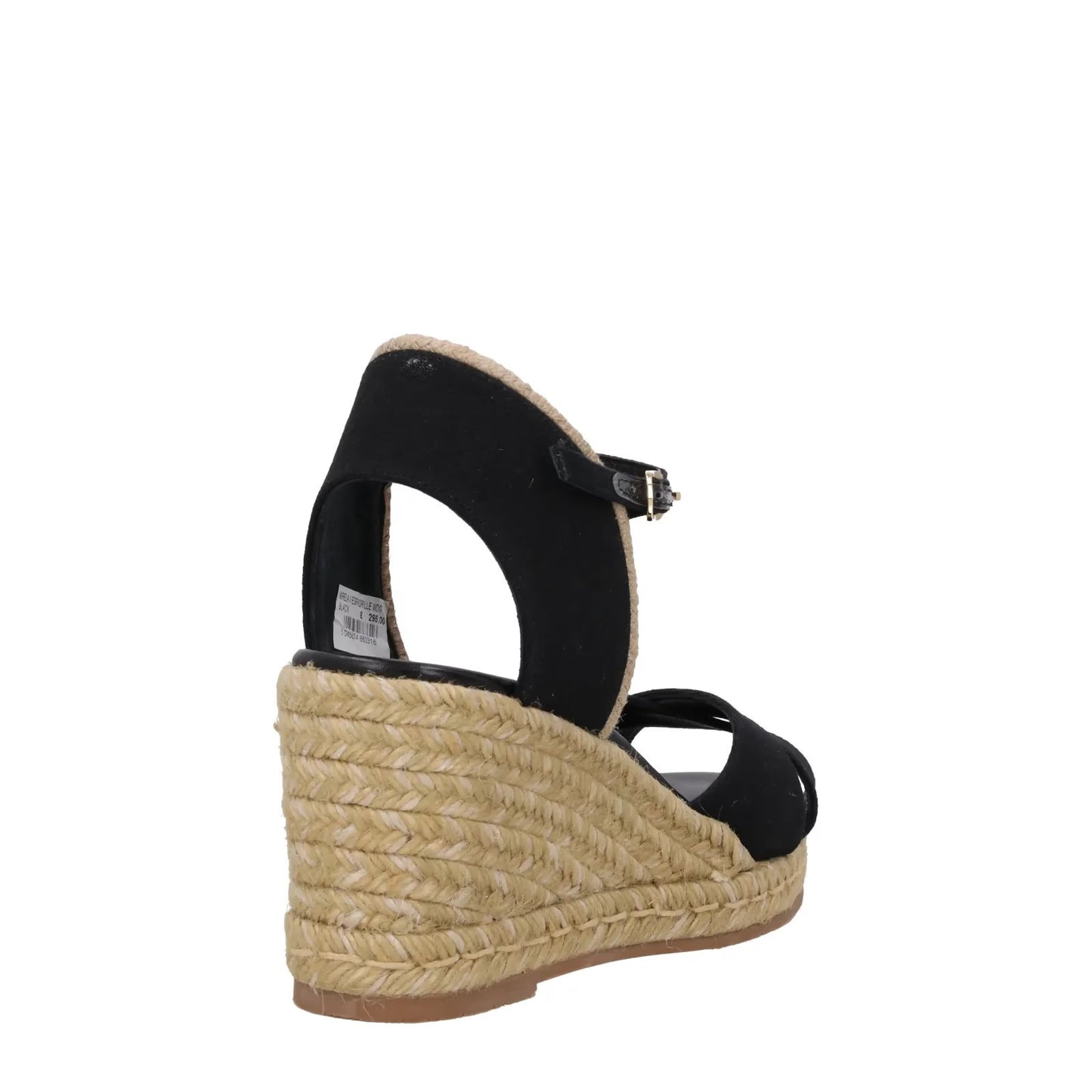 Stuart Weitzman Womens Mirela li Espadrilles Wedge Black Canvas UK 7 RRP 295 — View 6