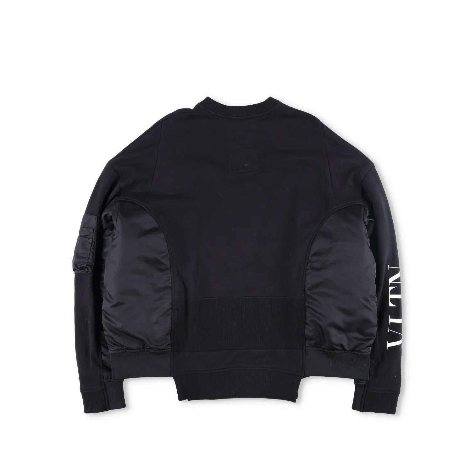 VALENTINO Mens Jumper Cotton Polyester Blend Black Crew Neck Size M RRP 1400 — View 8