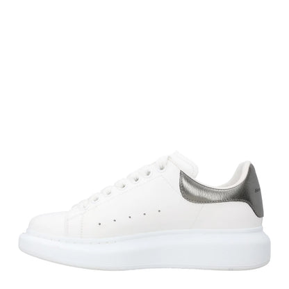 ALEXANDER MCQUEEN Womens Sneakers White Leather Low Top Lace Up EU 35.5 RRP 450 — View 4