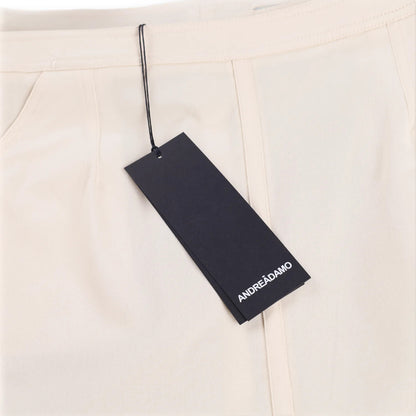 ANDREADAMO Womens Midi Skirt Double Belt White Tie Closure Size L RRP 480 — View 6