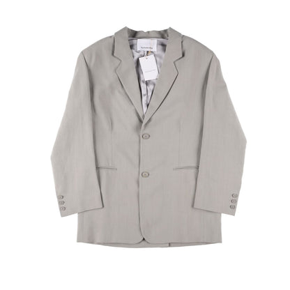 FRANKIE SHOP Womens Aiden Single Breasted Blazer Linen Sage Size S RRP 350