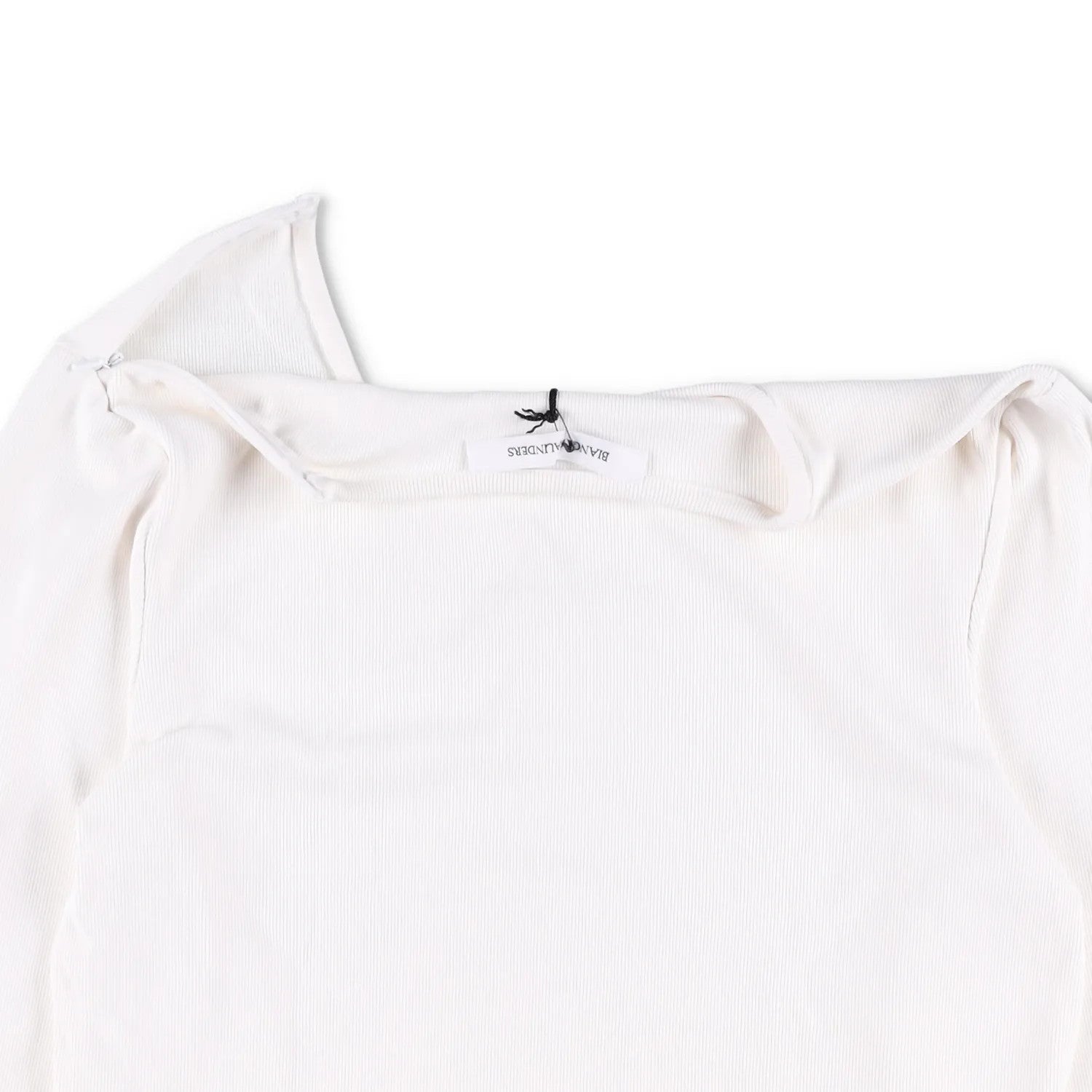 BIANCA SAUNDERS Mens Jumper Knit Y Neck Long Sleeve White Size M RRP 320 — View 7
