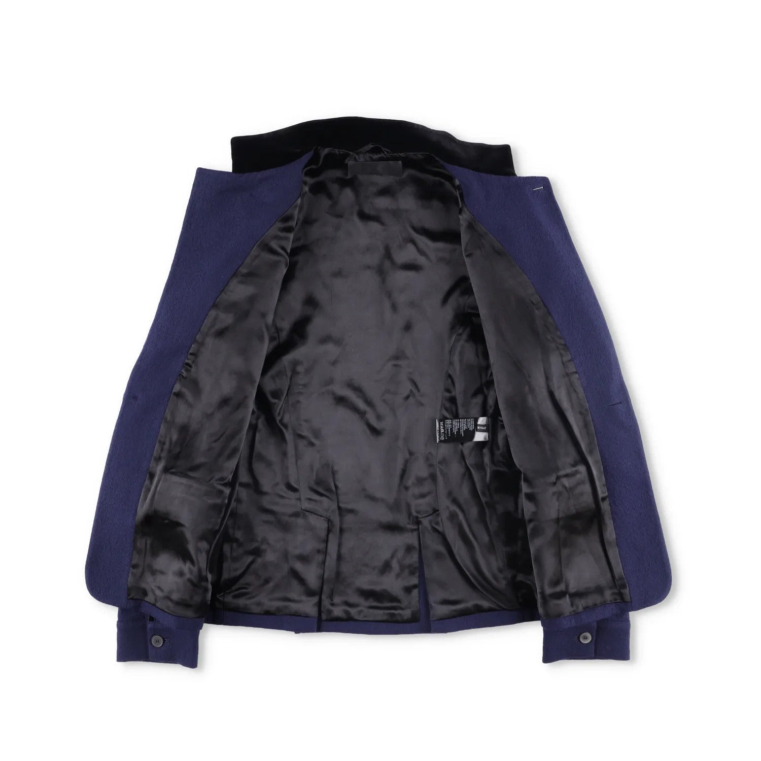 HAIDER ACKERMANN Mens Jacket Blue Fleece Wool Blend Button Closure RRP 1750 — View 6