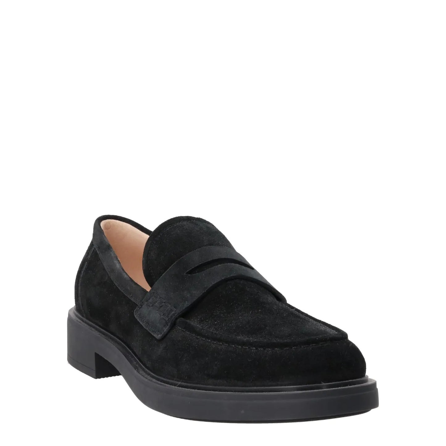 GIANVITO ROSSI Womens Harris Velour Velvet Casual Loafers Black EU 36 RRP 710 — View 2