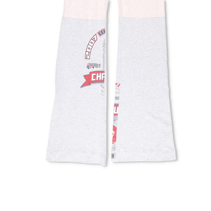 CONNER IVES Womens Flared Joggers Mixed Vintage Fibre White Logo Size M RRP 250 — View 4