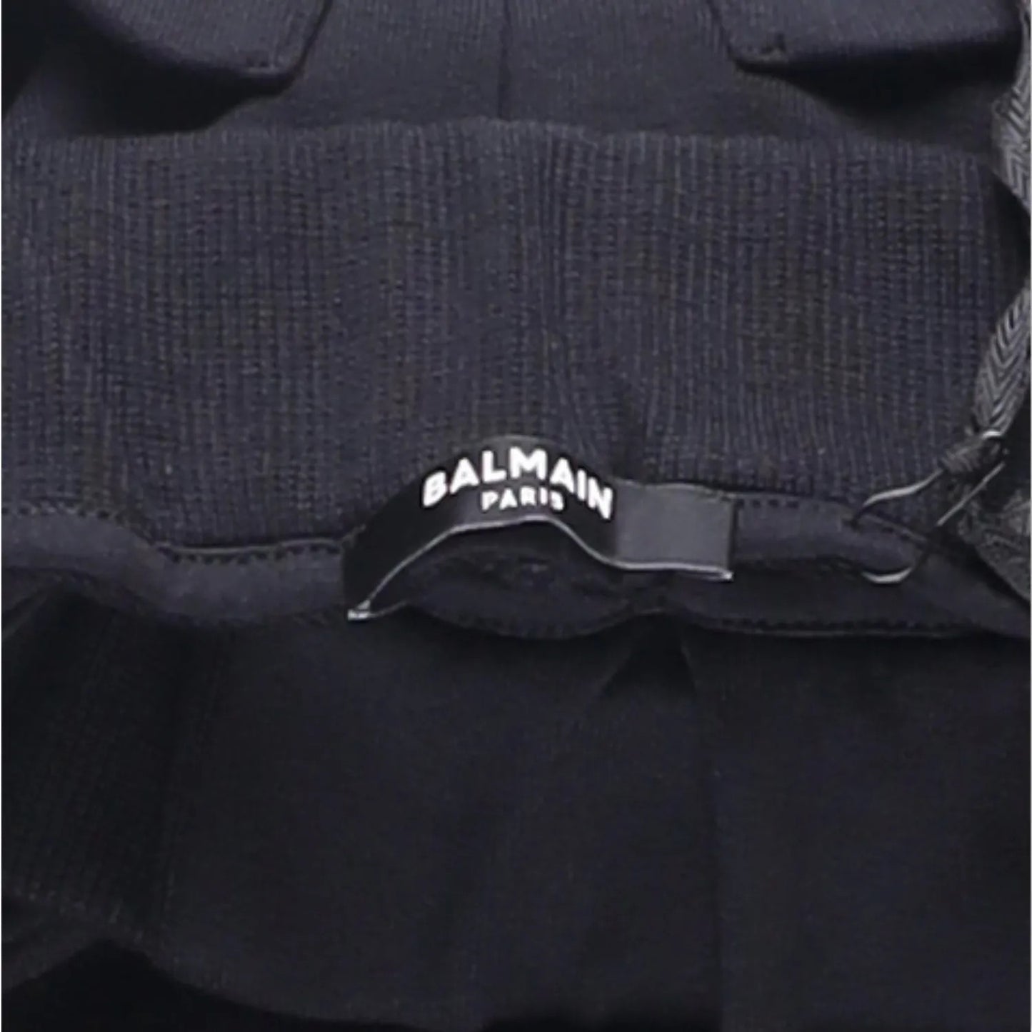 BALMAIN Mens Joggers Cotton Black Cuffed Elastic Drawstring Waist Size XS RRP425 — View 7