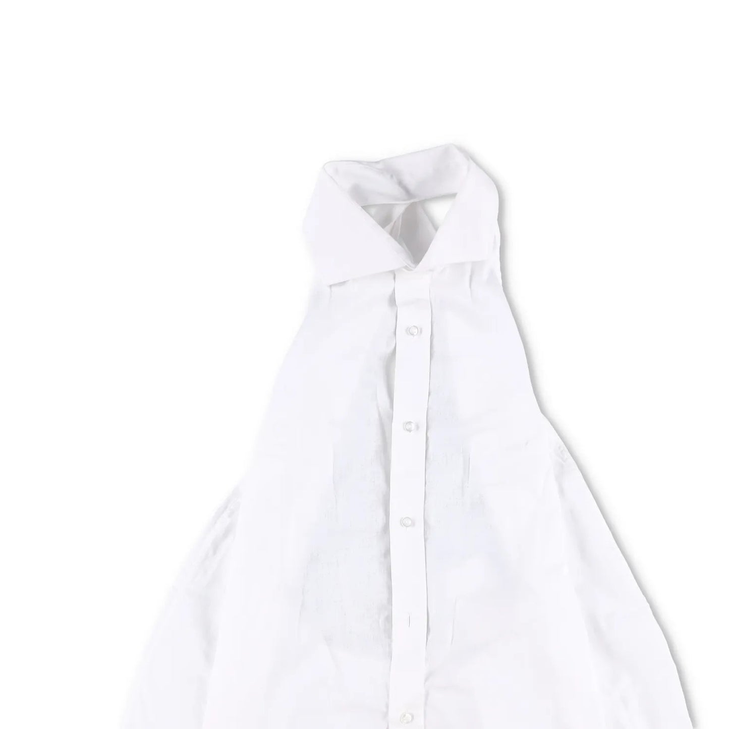 BETTTER X G&H Womens Kennedy Shirt Altered Front Bow Sleeveless White M RRP 378 — View 4
