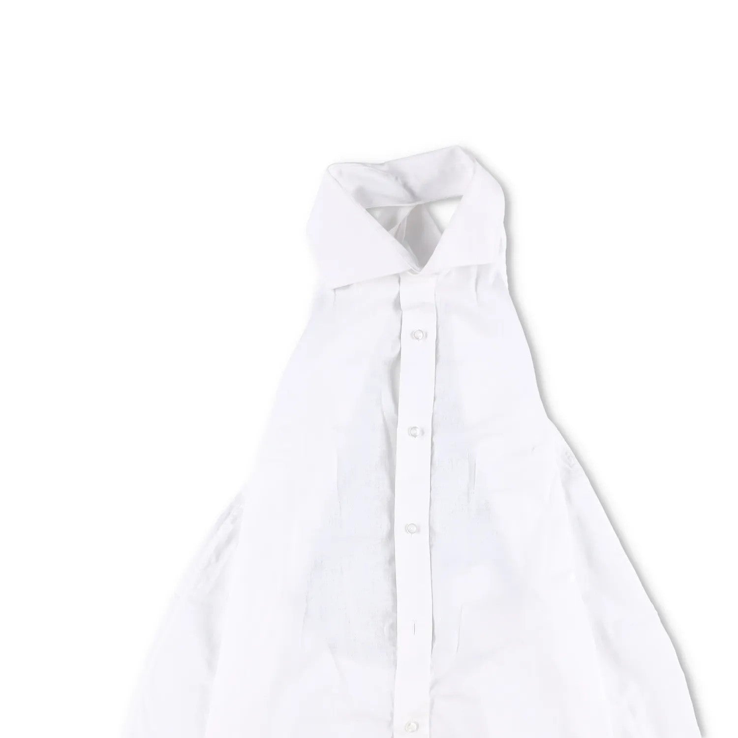 BETTTER X G&H Womens Kennedy Shirt Altered Front Bow Sleeveless White M RRP 378 — View 4