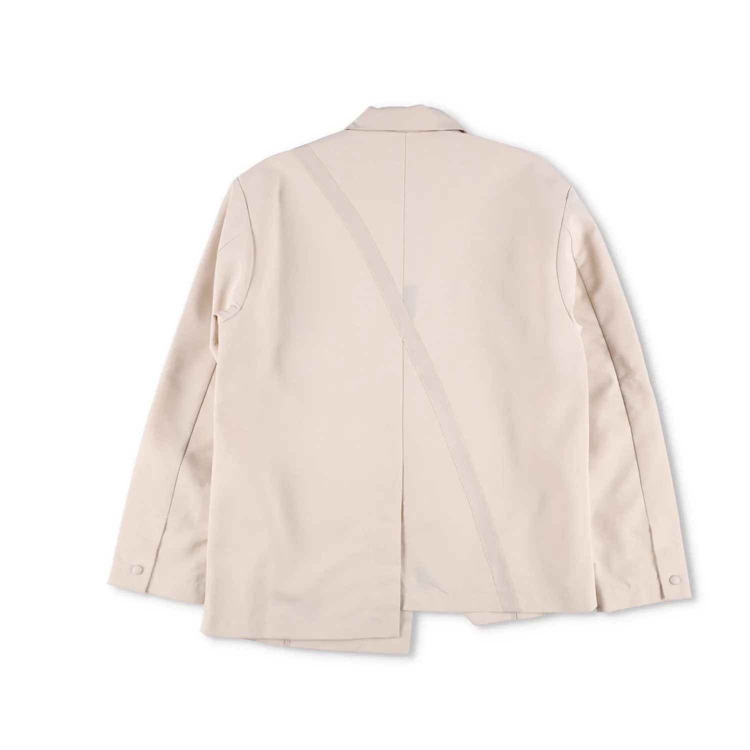 A COLD WALL Mens Blazer Beige Polyester Regular Fit Assymetric Size M RRP 550 — View 5