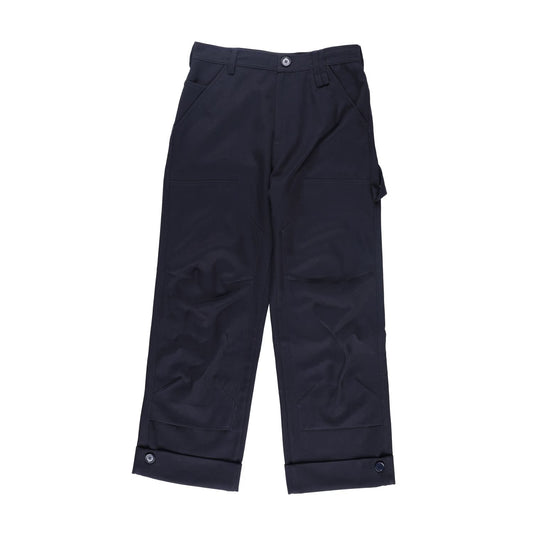 SIMONE ROCHA Mens Workwear Trousers Navy Blue Wide Leg Cargo Pocket S RRP 695