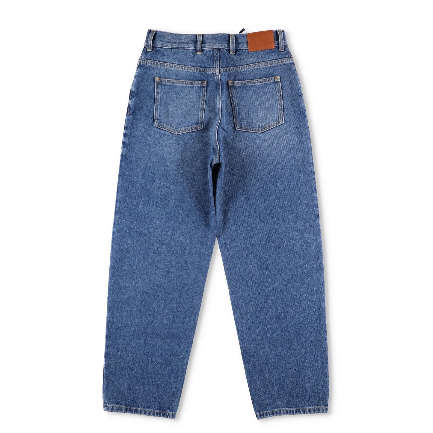 MONCLER Womens Denim Jeans Straight Leg Blue 5 Pockets Size 46 RRP 515 — View 5