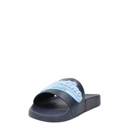 VALENTINO Womens Slider Sandals Breathable Comfort Blue Open Toe UK 6 RRP 320 — View 3