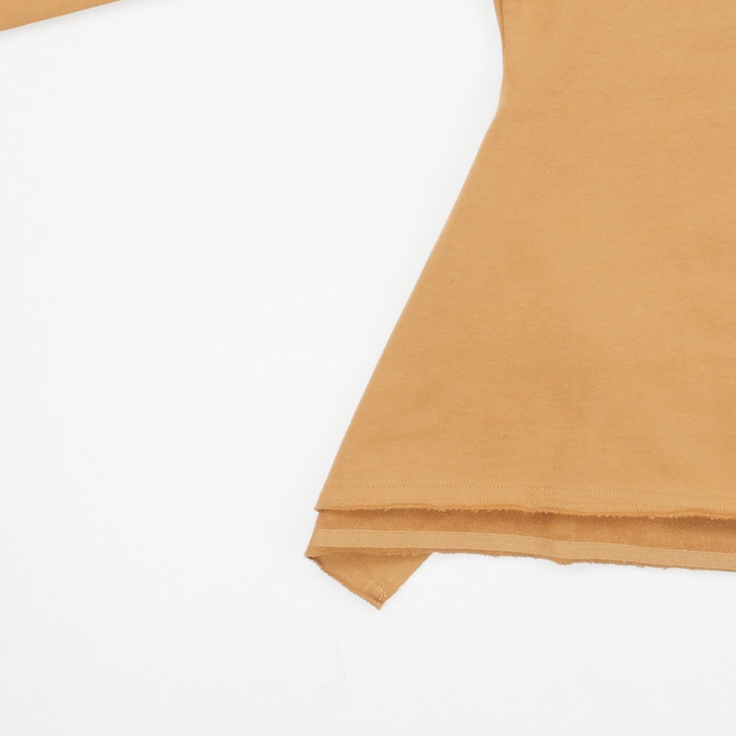 JW ANDERSON Asymmetric Contrast Stitch Crew Sweat Cotton Womens Tobbaco M RRP245 — View 7