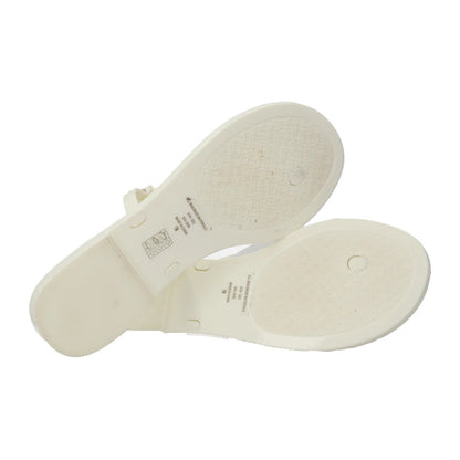 TORY BURCH Womens Mini Miller White Thong Sandal Studded Slip On US 7 RRP 95 — View 8
