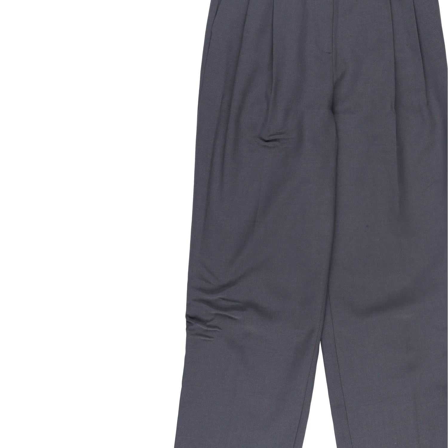 FRANKIE SHOP Womens Bea Suit Pants Grey Pleated Wide Leg Size XS RRP 195 — View 4