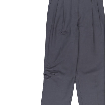 FRANKIE SHOP Womens Bea Suit Pants Grey Pleated Wide Leg Size XS RRP 195 — View 4
