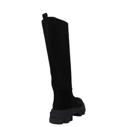 GIABORGHINI x Pernille Teisbaek Womens Boots Black Leather Knee High UK2 RRP 375 — View 6