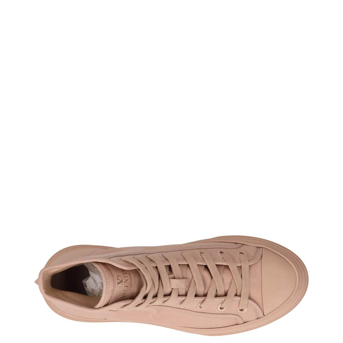 VALENTINO Womens Trainers Pink Synthetic High Top Lace Up UK 7 RRP 600 — View 7
