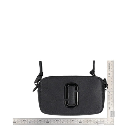 MARC JACOBS Womens Crossbody Handbag Black Leather Zip Closure M RRP 350 — View 10