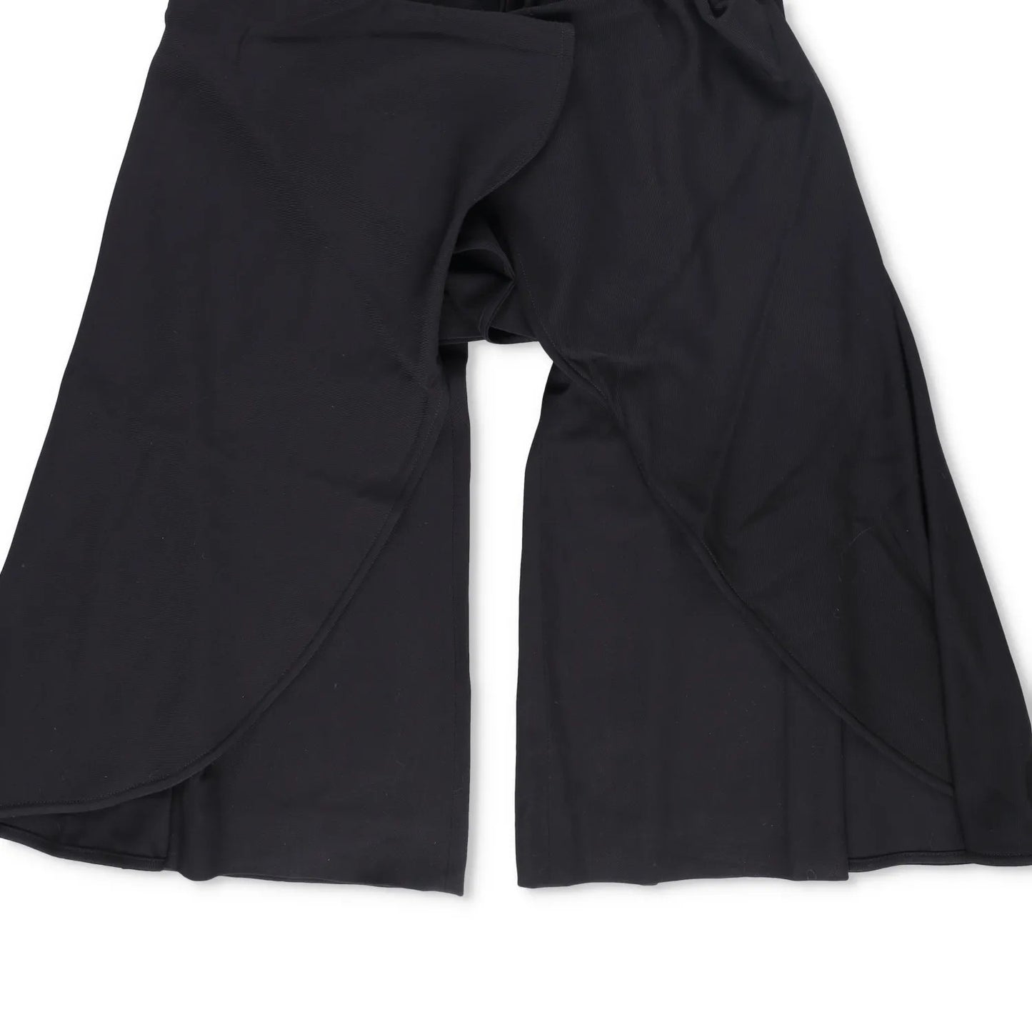 BALENCIAGA Womens Godet Skirt Maxi Asymmetric Twill Black Size 38 RRP 2450 — View 5
